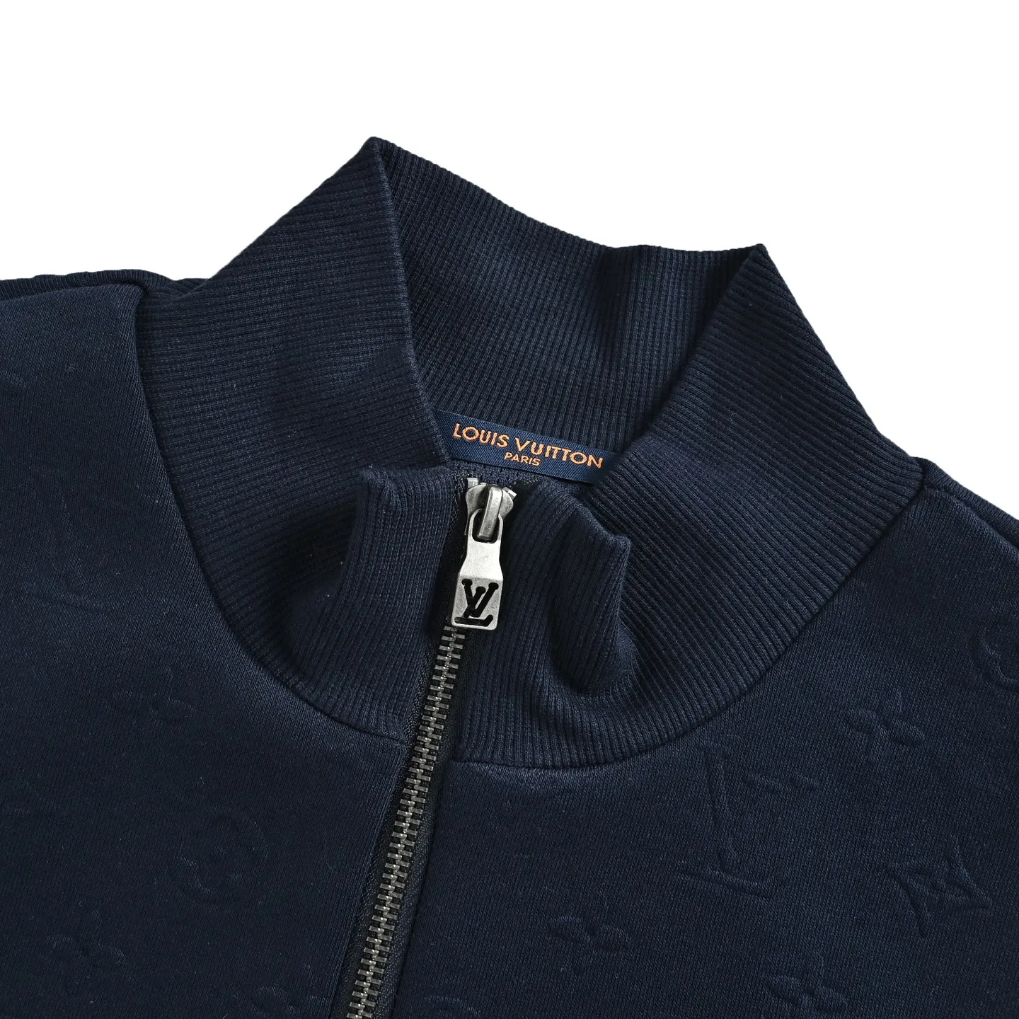 Louis Vuitton/Louis Vuitton Floral Embossed Fully Printed Stand Collar Jacket Jacket
